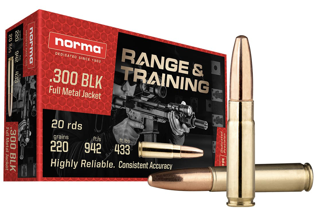 NORMA RANGE & TRAINING 300BLK 147GR FMJ 20/10