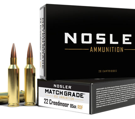 NOS AMMO MATCH 22CREED 85GR RDF HPBT 20/10