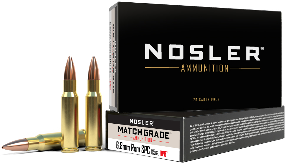 NOS AMMO 6.8SPC 115GR MATCH RDF HPBT 20/10