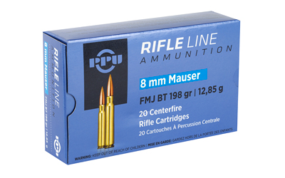 PPU 8MM MAUSER FMJ 198GR 20/200 - Image 2