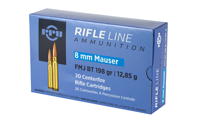 PPU 8MM MAUSER FMJ 198GR 20/200 - Image 3