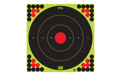PRO-SHOT TARGET 17" GRN BULLSEYE 5PK
