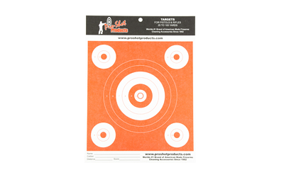PROSHOT 6" BULLSEYE DAY GLOW ORANGE - Image 2