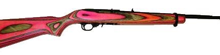 RUGER 10/22 CARBINE PINK/BLACK LAM