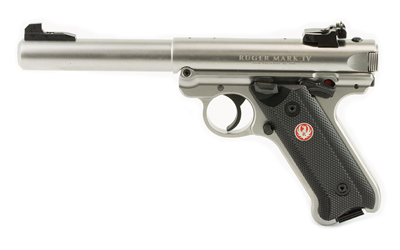 RUGER MRK IV TRGT 22LR 5.5" 10RD STN