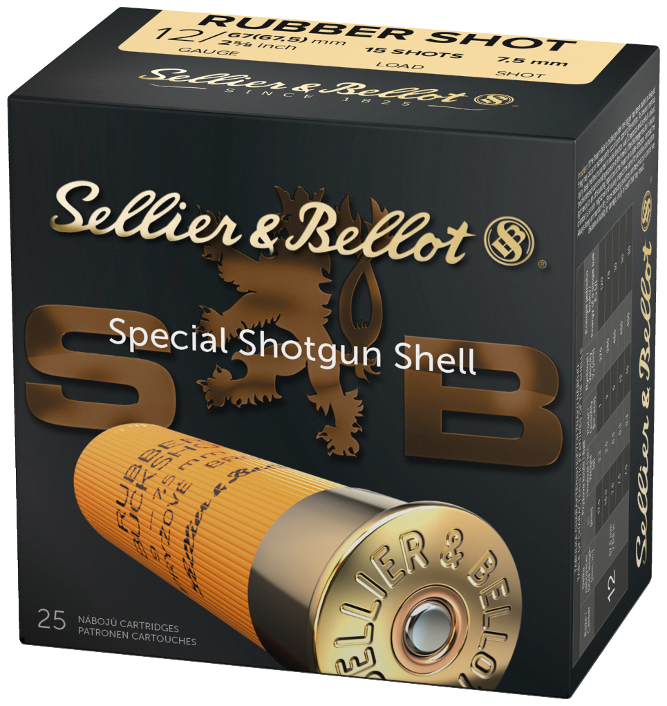 SB 12GA 2.75 RUBBER BUCK SHOT 15P 25/10
