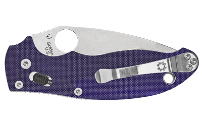 SPYDERCO MANIX 2 G-10 DARK BL 3.375" - Image 2