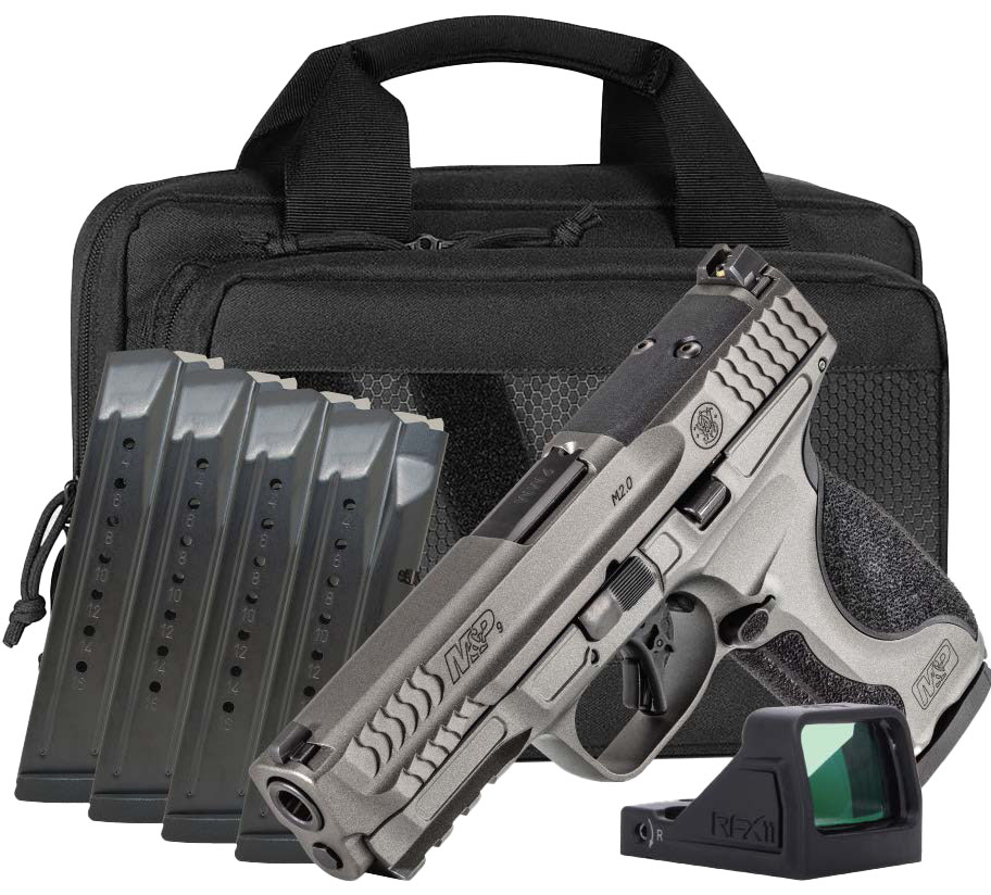 SW M&P9 M2.0 METAL OR 9MM 4.25 GRAY BUNDLE