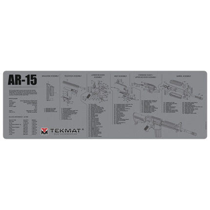 TEKMAT GUN CLEANING MAT AR15 GREY