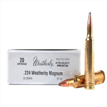 WBY AMMO 224WBY 55GR SP 20/10