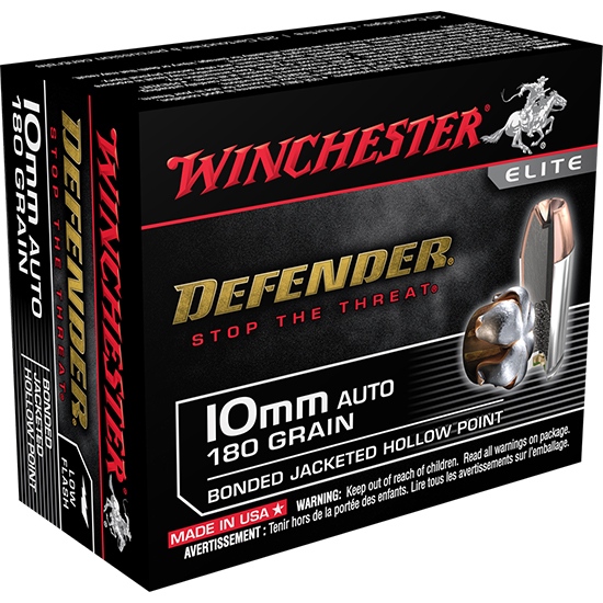 WIN DEFENDER 10MM 180GR PDX BONDED 20/10