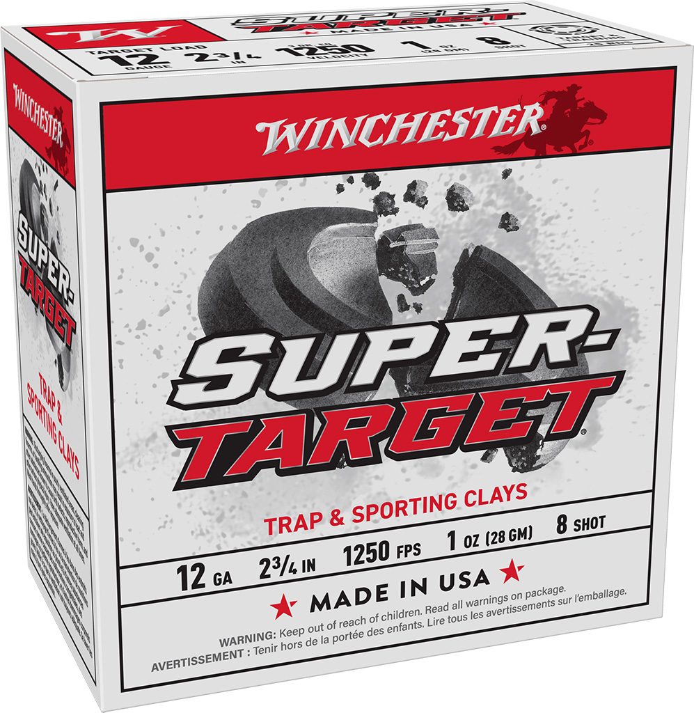 WIN SUPER TARGET 12GA 2.75 1OZ #8 25/10