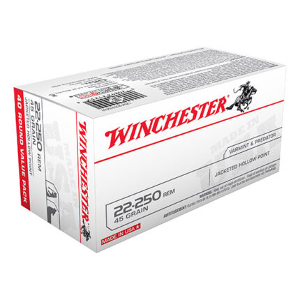 WIN USA 22-250 45GR JHP 40/10