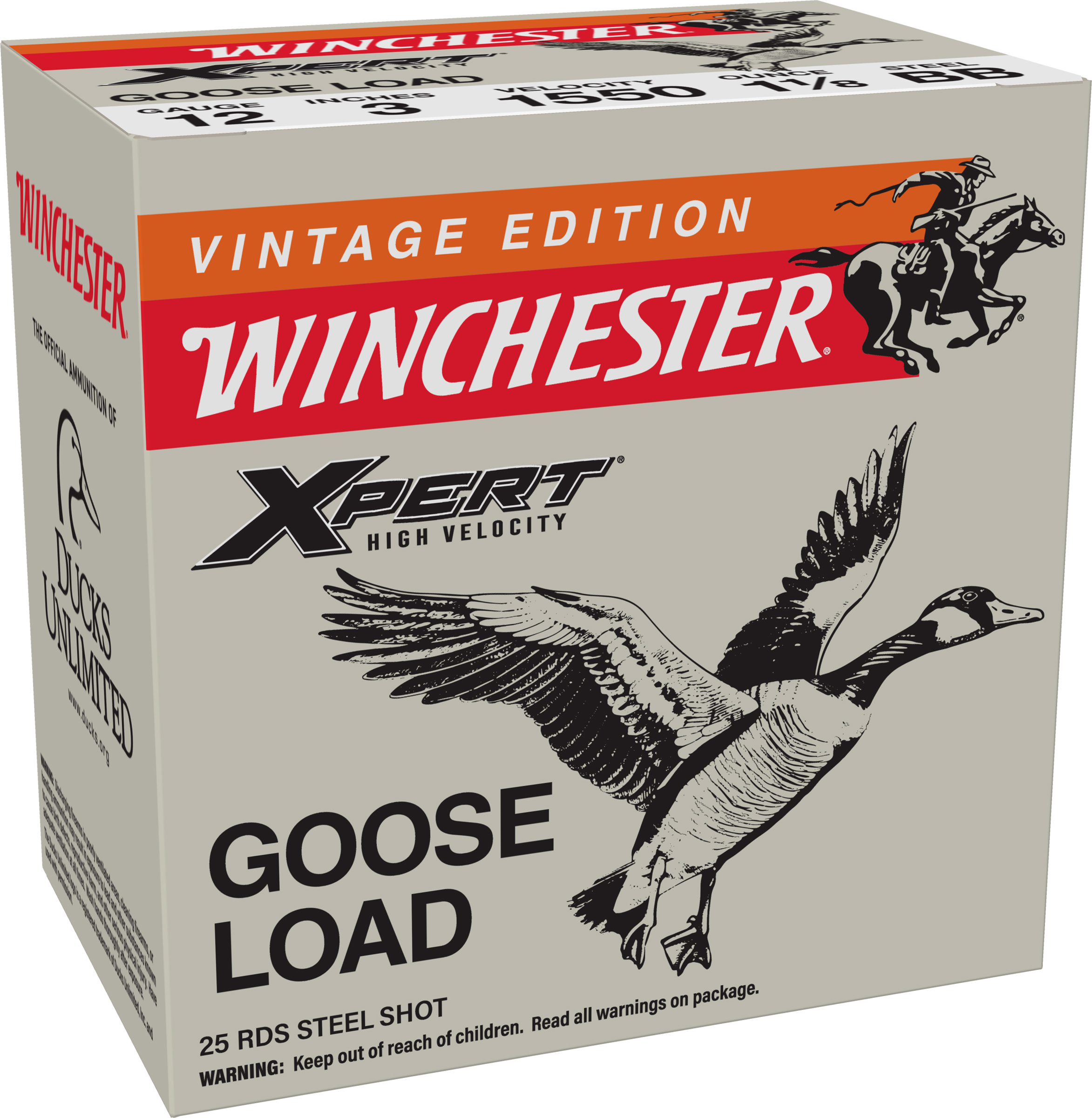 WIN VINTAGE XPERT GOOSE 12GA 3 1 1/8OZ BB 25/10