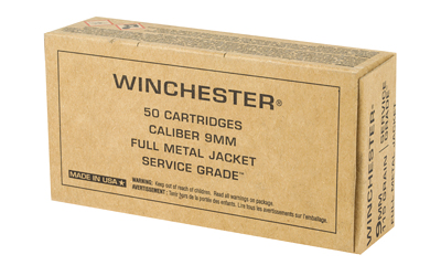 WIN SERVICE GRADE 9MM 115GR 50/500 - Image 3