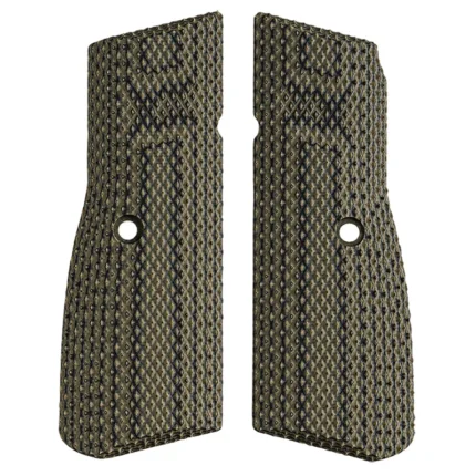 FN HIGH POWER G10 DIRTY OLIVE GRIPS