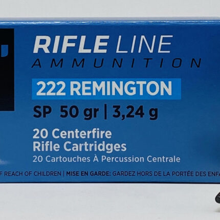 PPU 222 REM 50GR SP 20RD BOX 50 BOXES PER CASE