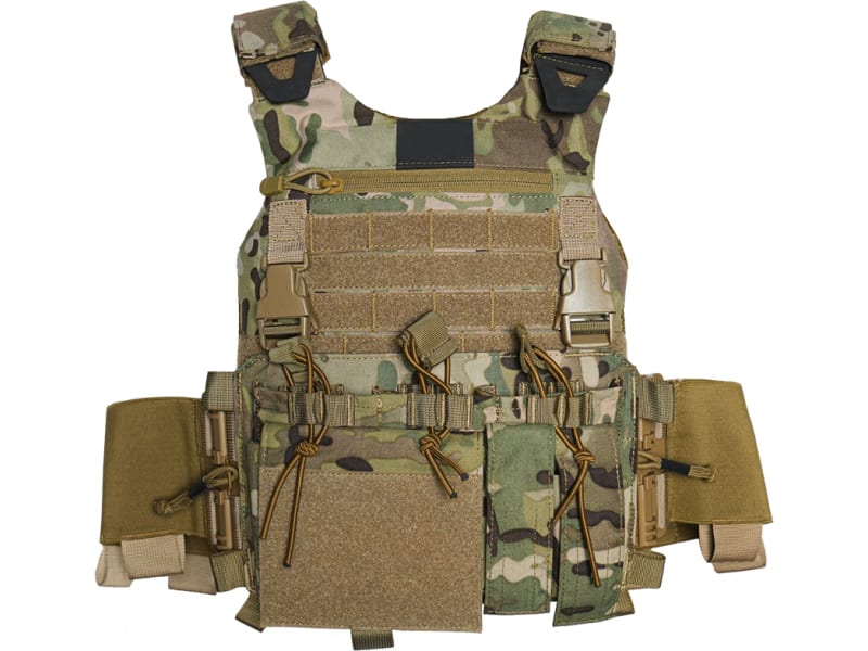 GUARD DOG TRAKR PLATE CARRIER MULTI CAM W/ PLACARD (14999)