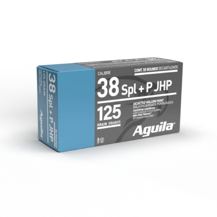 AGUILA 38 SPL JHP 125GR 50RD BOX 10 BXS PER CS