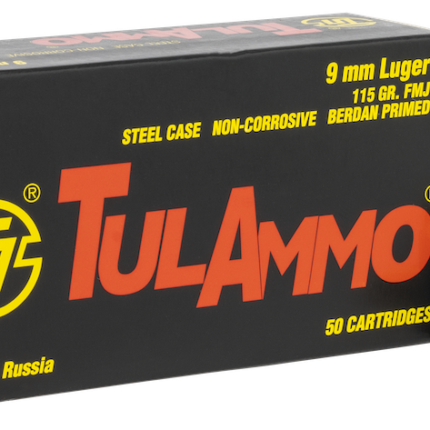 TULAMMO 9MM 115GR FMJ 50RD BOX