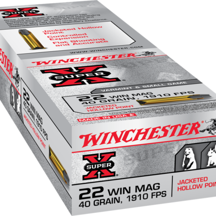 WINCHESTER SUPER-X HV 22WM 40GR JHP