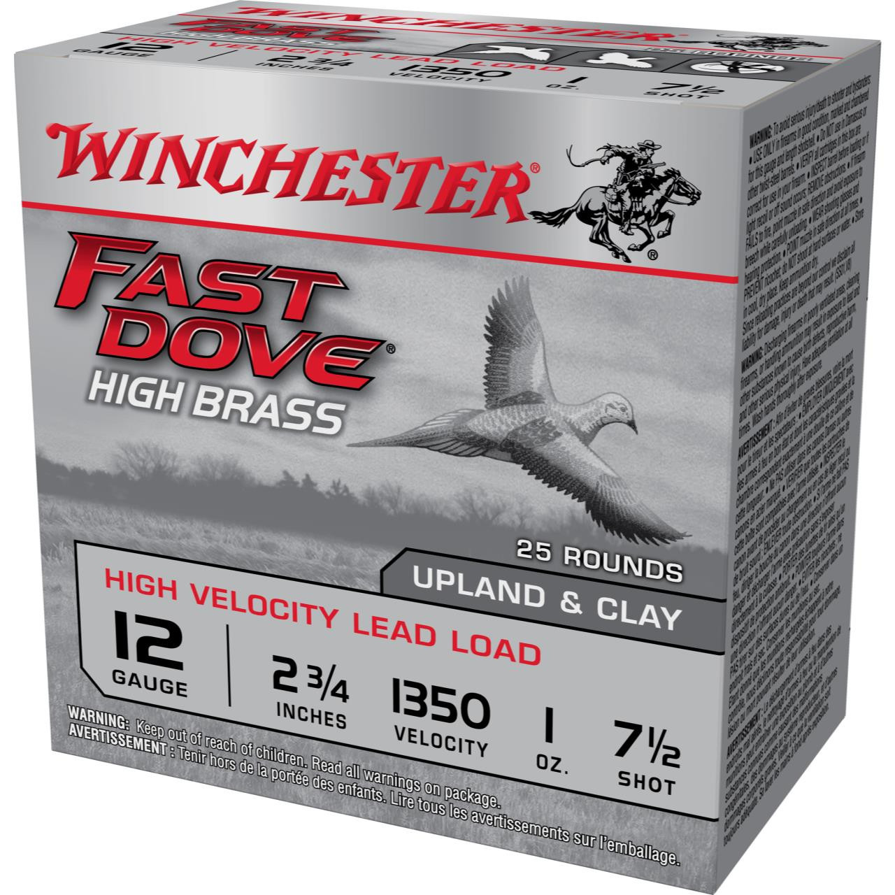 WINCHESTER 12G 2-3/4" 7.5# FST DOVE HB 25RD/250RD