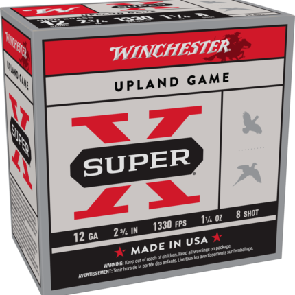 WINCHESTER SUPER X HEAVY GAME 12GA 2-3/4" 1OZ #8 25RD BX 250RD CASE