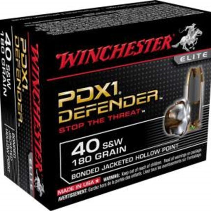 WINCHESTER 40S&W 180GR JHP BND PDX1