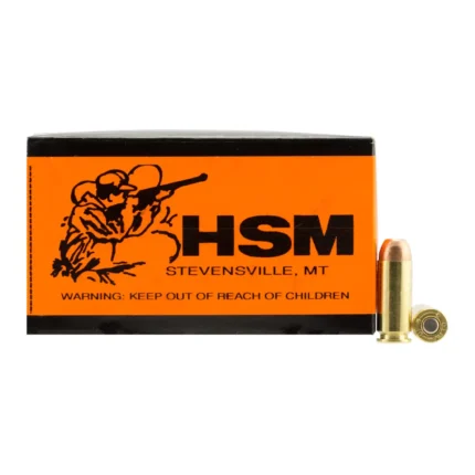 HSM AMMUNITION 10MM 200GR FMJ 20RD BOX 20 BOXES PER CASE