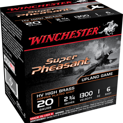 WINCHESTER SUPER PHEASANT 20GA 2.75" 1OZ #6 25RDS COPPR PLTD