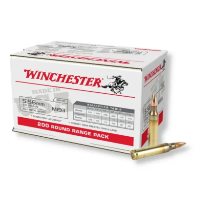 WINCHESTER LC USA 5.56 M193 55GR FMJ 200RD BOX 800RD CASE