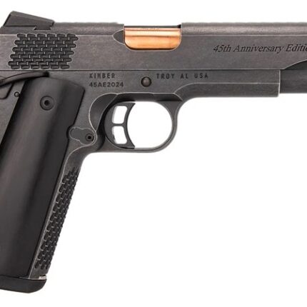 KIMBER 45TH ANNIVERSARY 1911 45ACP 5" BLK DISTRESSED 2-8RD MAGS