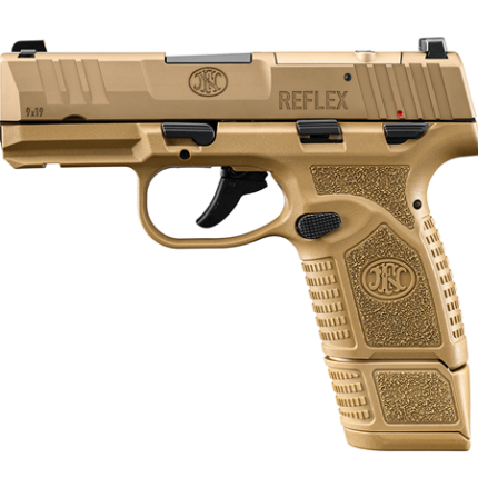 FN REFLEX MRD MS 9MM FDE PSTL 3.3" 1-11RD 1-15RD
