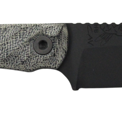 HALF FACE BLADES CAVNER JR 3.5" BLADE, 7.5"OA, S45VN ARMOR BLK, GRY MICARTA GRIP