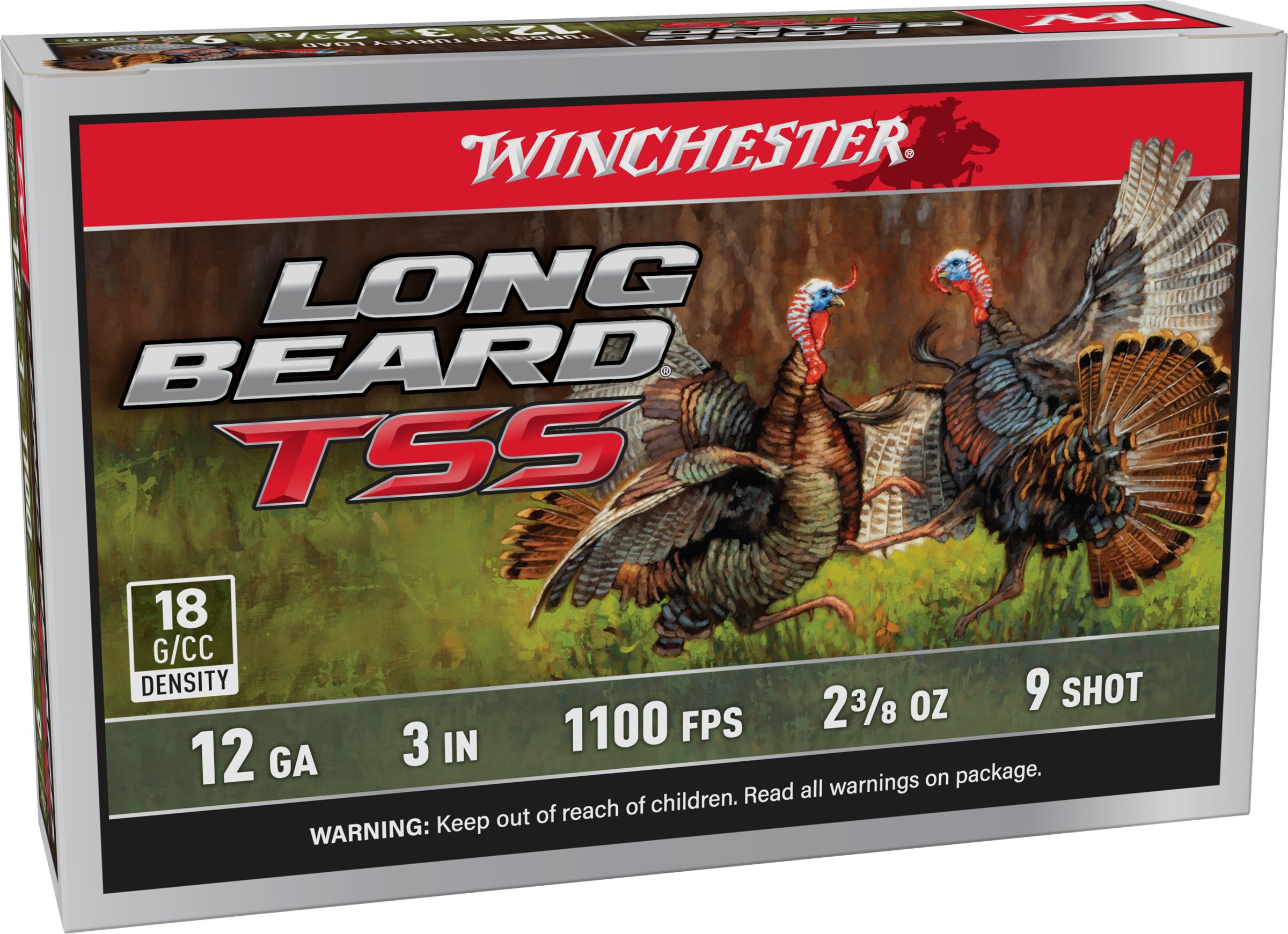 WINCHESTER LONGBEARD TSS 12G 3" 9 SHOT 5RD BX 50RD CASE