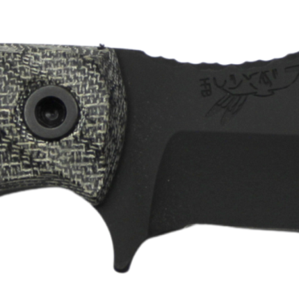 HALF FACE BLADES TOSAHWI 4" BLADE, 8.1"OA, CPM S45VN STEEL, ARMORY BLK, GRAY MICARTA GRIP