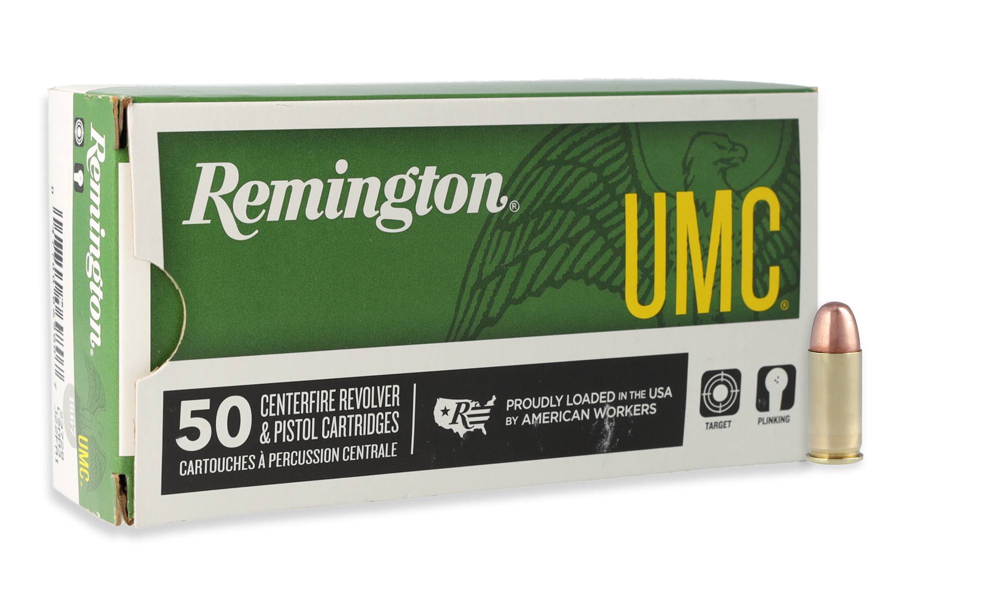REMINGTON 32 AUTO (7.65MM) 71GR FMJ UMC 50 RND PK 50 RD/BX 10 BX/CS