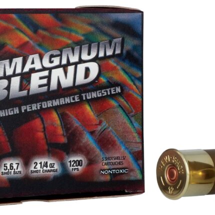 HEVI-SHOT MAGNUM BLEND 12GA 3-1/2IN 2-1/4OZ #5 #6 #7 5 RD/BX 10 BX/CS