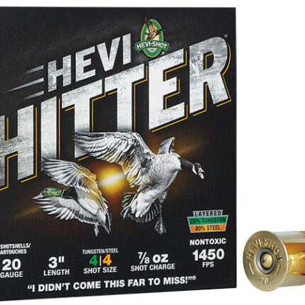 HEVI-SHOT HEVI-HITTER 20GA 3IN 7/8OZ #4 TUNGSTEN/STEEL 25 RD/BX 10 BX/CS