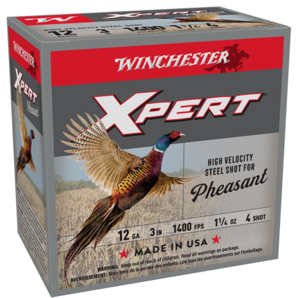 WINCHESTER SUPER X XPERT PHEASANT 12 GA 3" #4 HV 1-1/4 OZ LEAD FREE 25 RD/BX 10 BX/CS