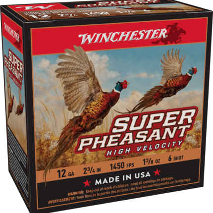 WINCHESTER SUPER PHEASANT 12 GA 2-3/4" #6 HV HB 1-3/8 OZ 25 RD/BX 10 BX/CS
