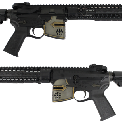 SPIKES TACT RARE BREED CRUSADER 11.5" 5.56 PISTL 10" M-LOK W SB3 BRACE & R2