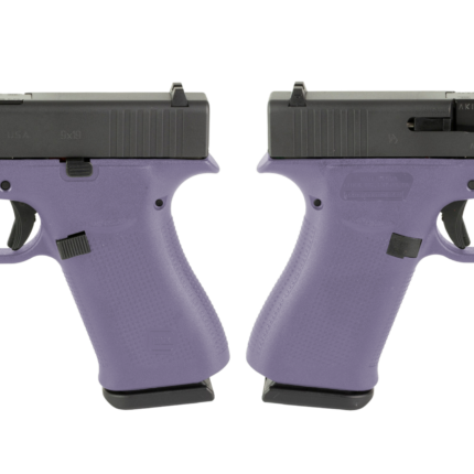 GLOCK G43X 9MM PISTOL 3.41" PURPLE ORCHID NIGHT SIGHTS 2-10RD MAGS