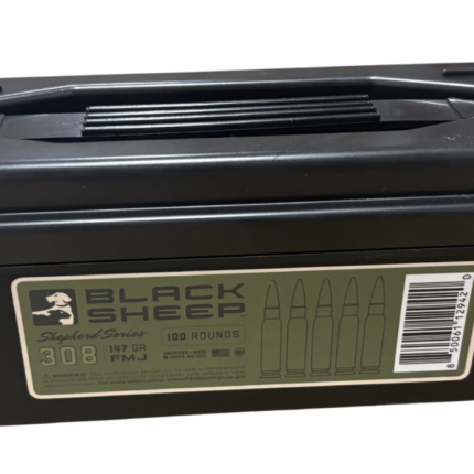 BLACK SHEEP 308 147GR FMJ 100RD AMMO CAN