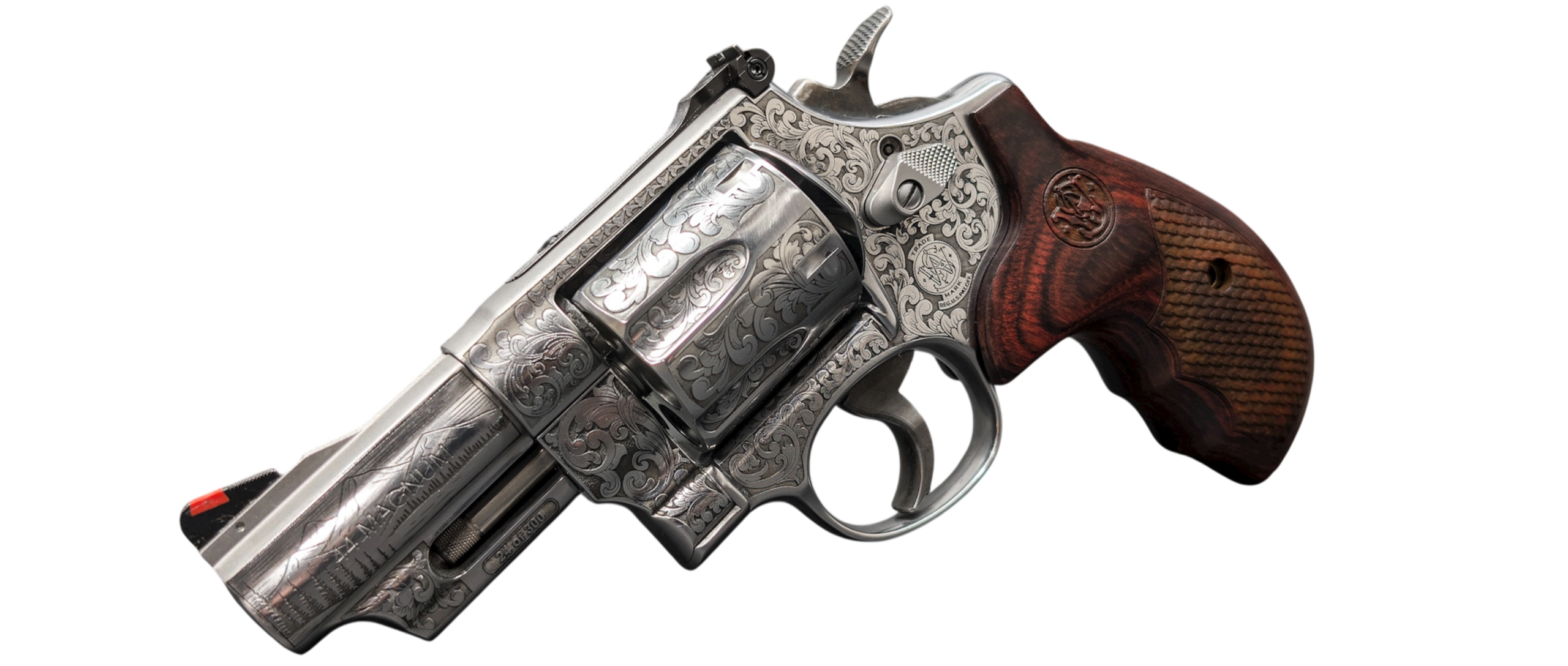 SMITH & WESSON 629 DELUXE STS ENGRAVED ALASKAN GRIZZLY 44MAG 3" 6RD DA/SA