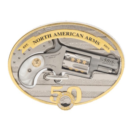 NORTH AMERICAN ARMS MINI 22LR REV 50TH ANIV BUCKLE