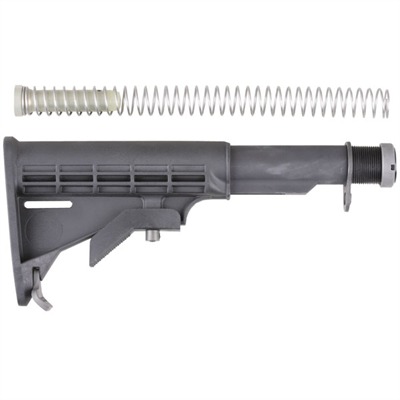 AR-15 STOCK ASSEMBLY COLLAPSIBLE COMMERCIAL BLACK