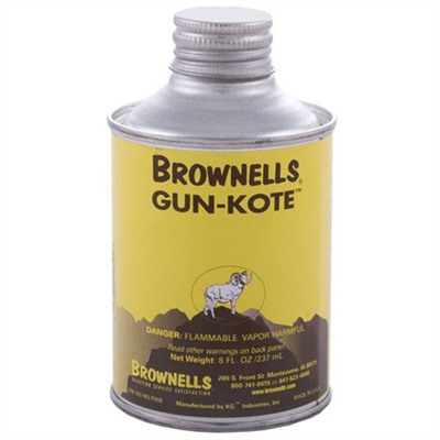 GUN-KOTE OVEN CURE GUN FINISH, 8OZ, GLOSS GUNMETAL BLUE