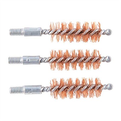 DOUBLE-TUFF BRONZE PISTOL BRUSH 10MM/40 CALIBER 3 PACK