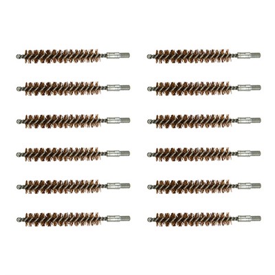 DOUBLE-TUFF BRONZE RIFLE BRUSH 375 CALIBER 12 PACK